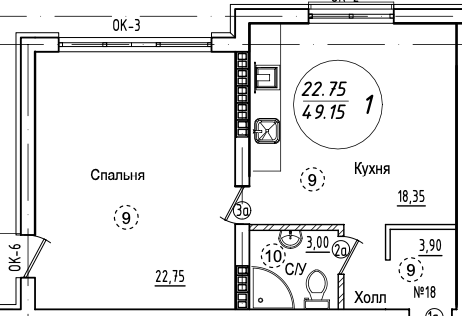 Квартира 1